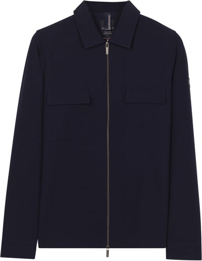 Giordano – Vercelli – Heren – Seersucker – Overshirt – Tussenjas – Navy – 617505-60