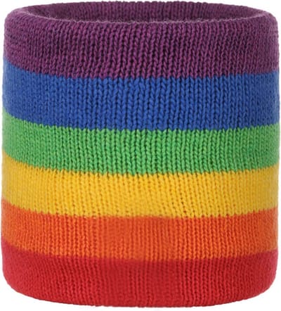 Zweetband Regenboog – Polsband – Unisex – Pride Sportband - Zweetband pride - Zweetbandje unisex - Regenboog festival accessoires - Zweetband voor hardlopen - Sportband regenboog kleuren