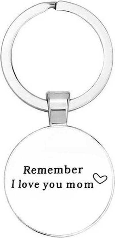 Akyol - Remember i love you mom Sleutelhanger - Mama/Moeder - Leuk kado voor je moeder om te geven - 2,5 x 2,5 CM