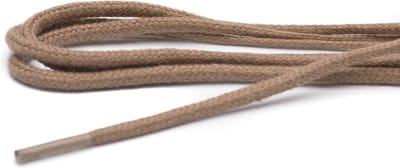 ARIESZZZ - Schoenveters - Donkerbeige - Dun Rond - 90 cm - 3 mm - 5-7 gaatjes