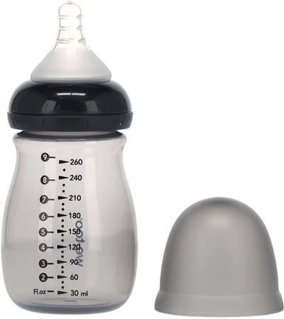 We-Too Fles PP - 260 ml - Black