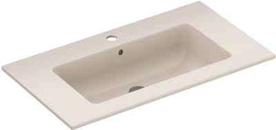 Ben Orrizon wastafel met 1 kraangat 82x46cm mat beige