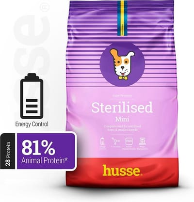 Husse Sterilised Mini - Hondenvoer - 3 x 2 kg