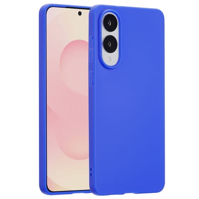 imoshion Hoesje - Geschikt voor Samsung Galaxy S25 Edge - Color Backcover - Cobalt Blue