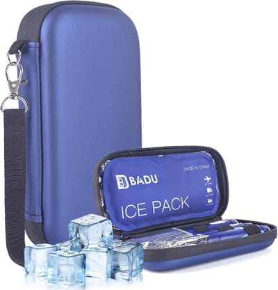 Reis insuline cooler case met TSA goedgekeurde ijspak - Gekoelde medicijnopberging voor diabetes