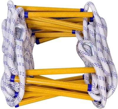Veiligheidsladder - Noodladder - Snelle Ontsnapping - Hoge Draagkracht - 3 Meter - Geel