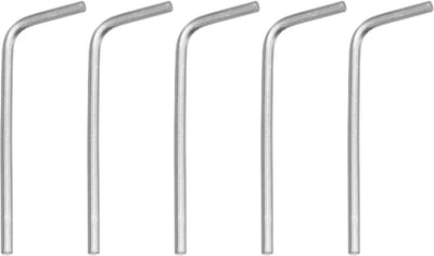 5 stuks inbussleutel 5/64 inch, 45# koolstofstaal, L-vorm, zeskantige SAE-sleutel, reparatiegereedschap voor doe-het-zelvers, fiets, motorfiets, reparatie, zilverkleurig
