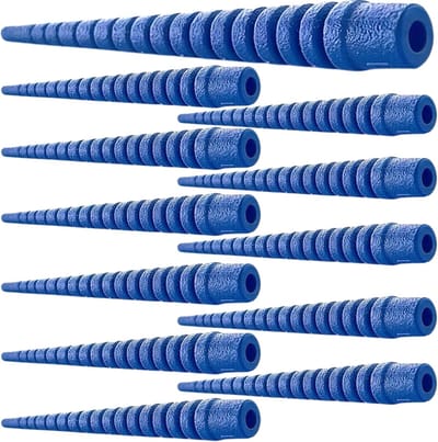 Muurankers Set - Schroefgaten Reparatie - Gaten Vullen - Snelle Bevestiging - 12 Stuks - Blauw