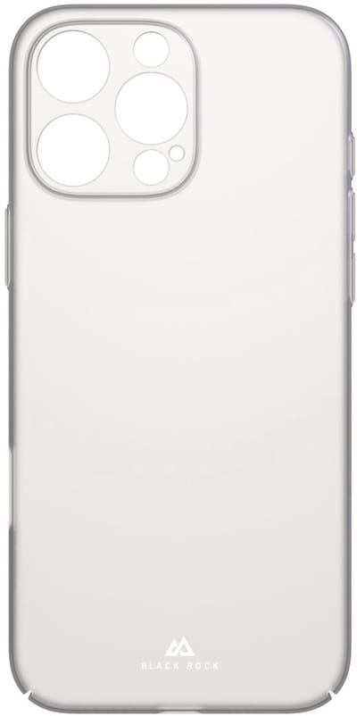 Black rock hoesje geschikt voor Iphone16 Pro Max - Ultra thin iced cover - Transparant