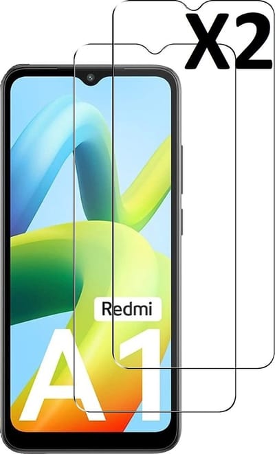 Screenprotector geschikt voor Xiaomi Redmi A1 Screenprotector Gehard Glas - Screenprotector geschikt voor Xiaomi Redmi A1 ScreenprotectorTempered Glass - 2 Stuks