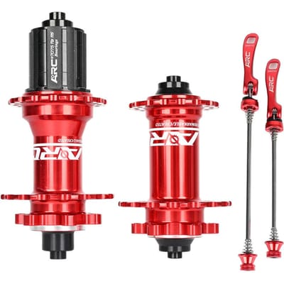 1 paar MTB Bike Hub Voor Achter HG 8-11 Speed ​​4 Klauwen 36 Gaten Schijfrem Hubs met Quick Release 32 Holes