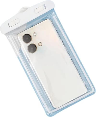 Bovista Waterdichte Telefoonhoesjes - Waterdicht Telefoonzakje - Waterproof Festival Opbergtasje - Documententasje - Waterbestendig - Wit