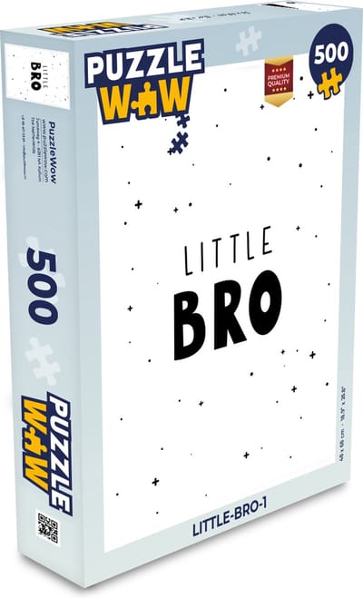 Puzzel Spreuken - Kind - Jongens - Little bro - Quotes - Legpuzzel - Puzzel 500 stukjes