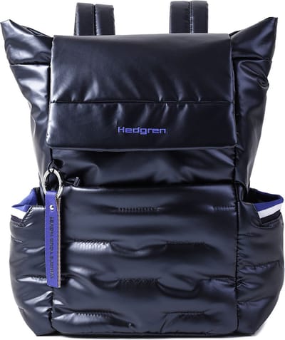 Hedgren Vrije tijd rugzak Rugzak Cocoon Billowy Backpack With Flap Peacoat Blue Donkerblauw