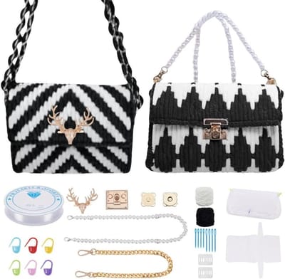 Plastic Canvas Mesh Bag Kit - Breitas Set - Handtas Maken - Geleverd met Instructies