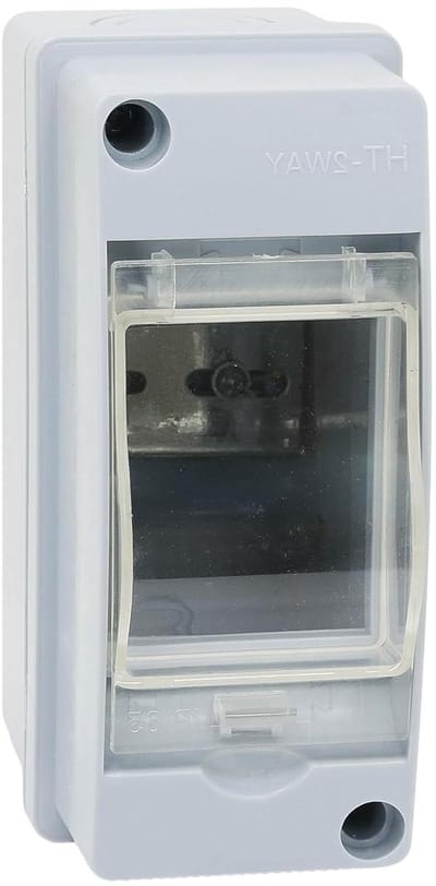 Verdeel kast - Zekeringkast Stoppenkast - Stroom Verdelen - IP65 Vochtige Ruimtes - 120 x 53 x 78 mm - Wit