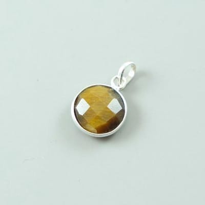 House of Jewels - Tijgeroog Hangertje - 925 Zilver