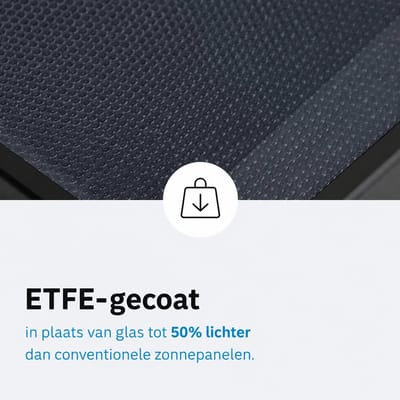 Ective zonnepaneel BSP black lightweight - Monokristallijn - lichtgewicht zonnepaneel voor camper/caravan - BSP Black Lightweight 190
