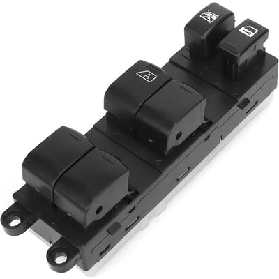 Interrupteur principal de lève-vitre électrique côté conducteur gauche pour Nissan Tiida C11 SC11 C11Z 25401 ED500 black