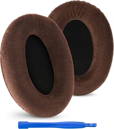 Vervangende Oorkussens voor Sennheiser HD515, HD555, HD595, HD518, HD598, HD598SE, HD598CS, HD560s Hoofdtelefoons, Zacht Velours, Comfortabel en Duurzaam