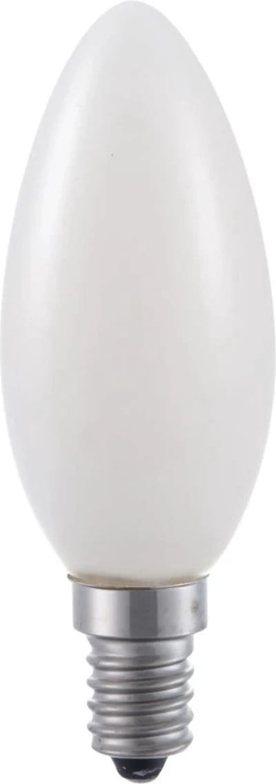 SPL E14 LED Lamp 3W Dimbaar - CRI 90 - Opaal - Extra Warm Wit - 2500K - LED Filament Kaars C35 - Vervangt 25W - Per Stuk