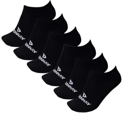 6-Pack Donnay Sneakersokken - Black (020) - maat 47-50