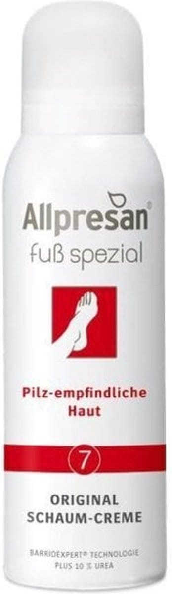 Allpresan anti-schimmel nr.7 125ml Allpresan - Wit - Creme - Tegen voetschimmel met 10% ureum en clotrimazol