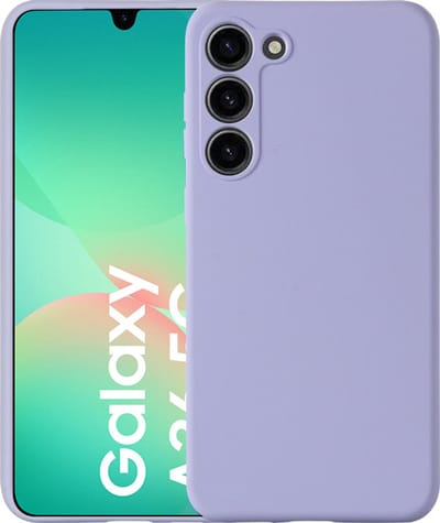 Hoesje geschikt voor Samsung Galaxy A26 hoesje zacht siliconen- Arara backcover - Lila