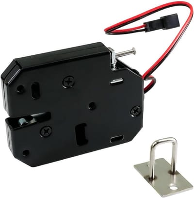 Electromagnetische Sluiting voor Kastdeuren en Lades, Toegangscontrolesysteem zonder Detectieschakelaar, Veilig en Betrouwbaar, 12V, 2A