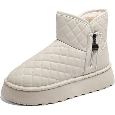 Dames Snowboots Winter Warme Pluche Laarzen Dames Waterdichte instappers Damesschoenen Platte casual winterschoenen Enkellaarsjes voor dames 41