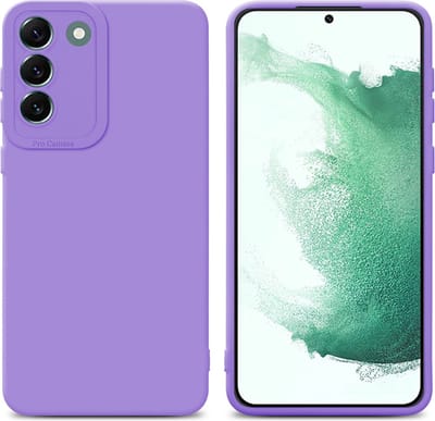 Cadorabo Hoesje geschikt voor Samsung Galaxy S22 PLUS in FLUID LICHT PAARS - Beschermhoes gemaakt van flexibel TPU silicone Cover Fluid Case