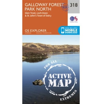Galloway Forest Park North - Ordnance Survey