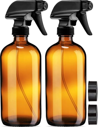 Plantenspuit - Drukspuit - Verstuiver - Plantenspuit binnen - Waterverstuiver - Plantensproeier voor bloemen en planten - Vernevelaar - Waterspuit - Bewatering - voor haar en schoonmaken - bruin