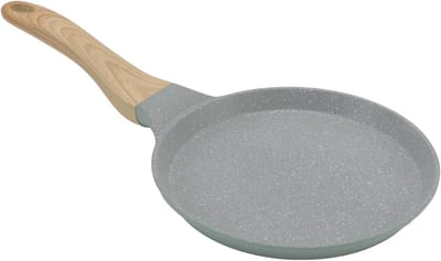 Pannenkoekenpan - Crêpepan - Ontbijt Maken - Duurzame Aluminiumlegering - 28CM Diameter - Groen
