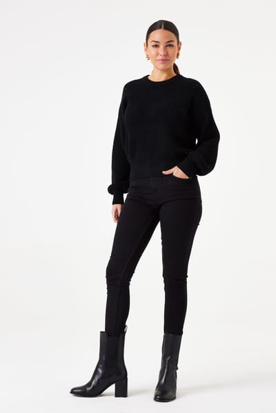 GARCIA Celia Dames Skinny Fit Jeans Zwart