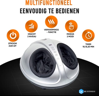 Electric Foot Massager - BX Fitness®-Zilver