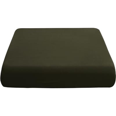 Elastische Effen Uni Bank Zitkussenhoes Eetkamerstoelhoes Stretch Machine Wasbaar Verwijderbare Beschermhoes Bank Bankhoes 1 /2 /3 /4 Stoel Zitting Normal Size2(M)-1pc