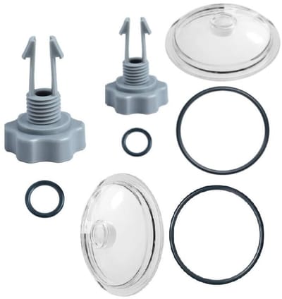 Koppel SF80110-1 - koppelstuk en klep - geschikt voor de pompen van sable Intex 12" (debit: 2 100 gal/h) - niet-compatibel met de modellen Intex 14 en 16".