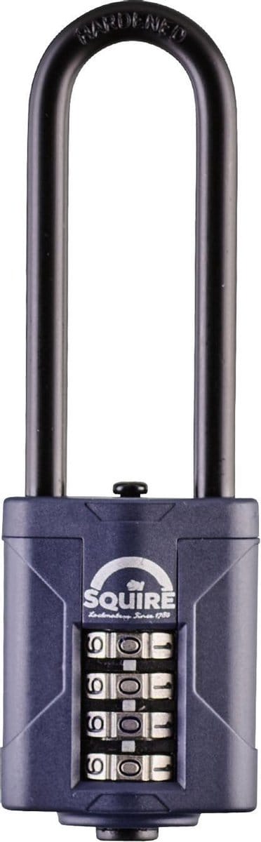 Squire CP40/2.5 - Hangslot - Cijferslot - Sterk en compact slot - Lange beugel - Voor binnen en buiten - 40 mm