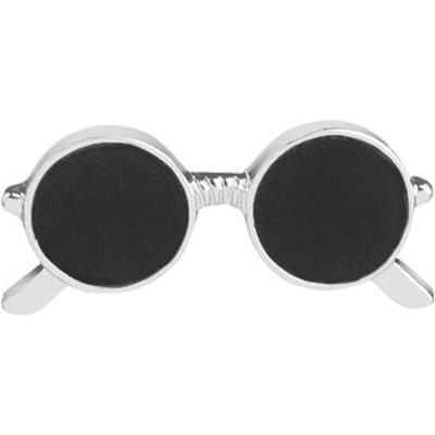Lunettes de soleil pour hommes, Badge, broche, épingle à revers, sac, chemise, costume, cadeau de marié de mariage argenté