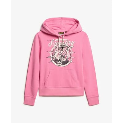 Dames hoodie met patroon Superdry Archive