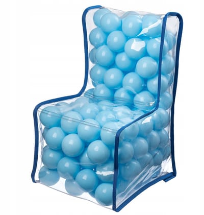 KADAX Magic-Seats - Kinderstoeltje - Babyblauw - Speels - Comfortabel