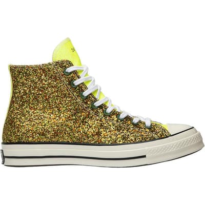 Converse Chuck Taylor All Star 70 Hi JW Anderson Paillettes Or Argenté 36.5 beige