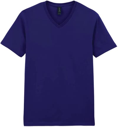 T-shirt met V-hals Gildan Softstyle