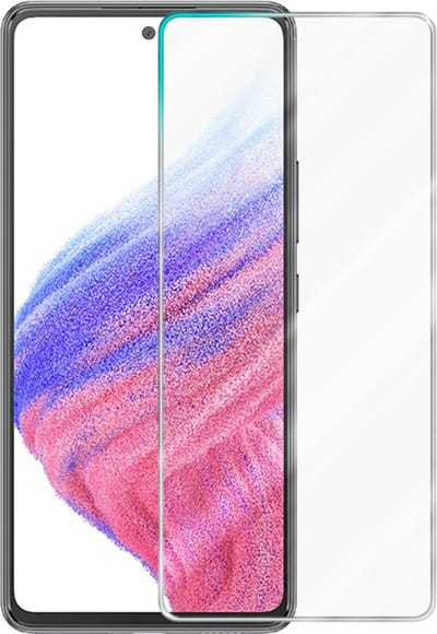 Cadorabo Screenprotector geschikt voor Samsung A53 - Pantser film Beschermende film in KRISTALHELDER Geharde (Tempered) display beschermglas in 9H hardheid met 3D Touch