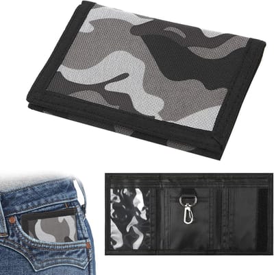 Slimme Kinderportemonnee voor Jongens - Mini Purse Extra Plat met Stand en Ketting, Ideaal voor Munten en Kaarten, Perfect Cadeau voor Kinderen