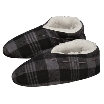 ATTREZZO® Pantoffels Dames - Spaanse Sloffen - Maat 36/37 - Geruit - Heerlijk warm!