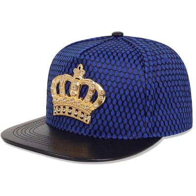 Doitbest Mode Zomer Kroon Europa Baseballpet Hoed Voor Mannen Vrouwen Casual Bone Hip Hop Snapback Petten Zon Hoeden Gorras blue