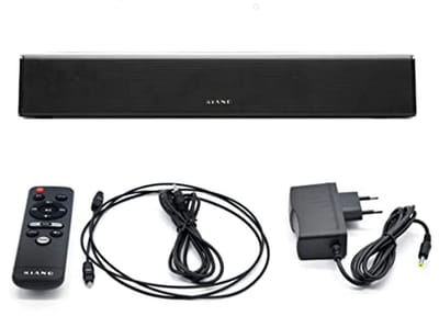 Bluetooth Soundbar 40W | Draadloze Speaker met Afstandsbediening | Compatibel met TV, PC en Bluetooth Apparaten