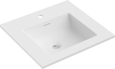 Mexen Otis inbouw wastafel 51 x 46,5 cm, wit mat - 25185001
